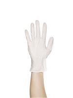 9HPY8 Disposable Gloves, Vinyl, S, White, PK100