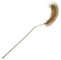 8AXU1 VolumetricFlaskBrush, White, 4In, Nylon