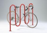 9F504 Bike Rack Surface Mount, 5 Bikes