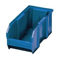 9EW98 Stack/Hang Bin, 10-7/8L x 5-1/2W, Blue