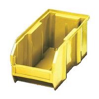 8C488 Stack/Hang Bin, 18L x 8-1/4W, Yellow