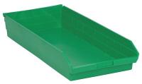 8C962 Shelf Bin, 23-5/8L x 11-1/8W, Green