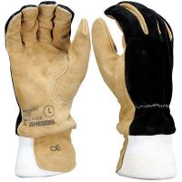 8X610 Firefighters Gloves, L, Pigskin