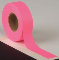 8CEH5 Taffeta Flagging Tape, Pink Glo, 150 ft