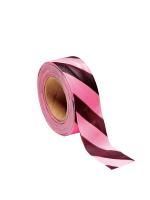 8CEH9 Flagging Tape, Pnk Glo/Blk, 150ft, 1-3/16In