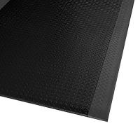 8EXC7 Antifatigue Mat, Blade, Black, 6 ft.L