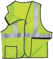 9K417 Breakaway Hi Vis Vest, Class 2, 3XL, Yellow
