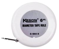8CLX2 Measuring Tape, Diameter, 6 ft.