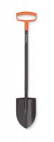 8CLX5 Round Point Shovel, 46 In. Handle, 14 ga.