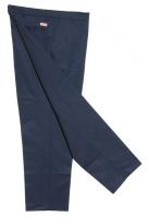 9RYU3 Industrial Work Pants, Navy, Size 40x32 In