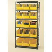 8CZV9 Steel Shelving, 18L x 11W, Yellow
