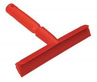 8DCP5 Bench Squeegee, Red, 10 In. L, Rubber