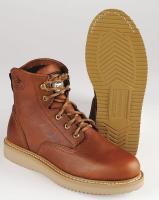 9TZY8 Work Boots, Pln, Mens, 10-1/2W, Tan, 1PR