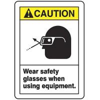 9E548 Caution Sign, 14 x 10In, YEL and BK/WHT