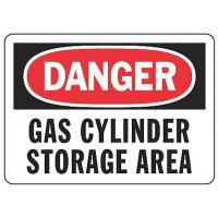 8NLV7 Danger Sign, 7 x 10In, R and BK/WHT, AL, ENG