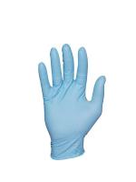 9T836 Disposable Gloves, Nitrile, L, Blue, PK100