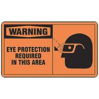 9G765 Warning Sign, 7 x 10In, BK/ORN, AL, ENG, Text