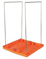 8DH63 Biohazard Bag Holder, 27-1/8 In. H