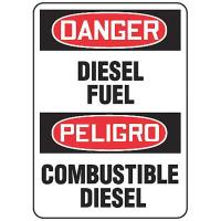 9CMD9 Danger Sign, 10 x 14In, R and BK/WHT, PLSTC