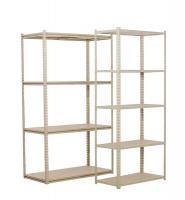 8PK11 Shelving Add-On Unit, 24 x 36 x84 In, Sand