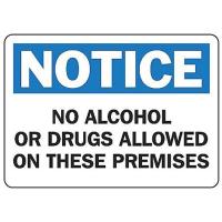 8XDK5 Notice Security Sign, 10 x 14In, AL, ENG