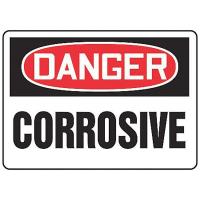 9K696 Danger Sign, 7 x 10In, R and BK/WHT, CRSV