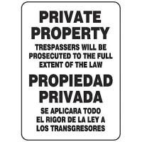 8YCH4 Warning Sign, 14 x 10In, BK/WHT, AL, Text