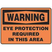 9PXV4 Warning Sign, 10 x 14In, BK/ORN, AL, ENG