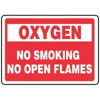 8DNW5 No Smoking Sign, 7 x 10In, WHT/R, ENG, Text