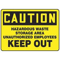 9K391 Caution Sign, 10 x 14In, BK/YEL, ENG, Text