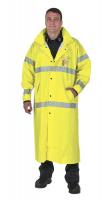 8NKE3 Raincoat, Hi-Vis YellowithGreen, 2XL