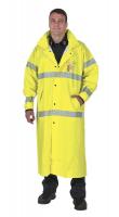 8DLE6 Raincoat, Hi-Vis YellowithGreen, XL