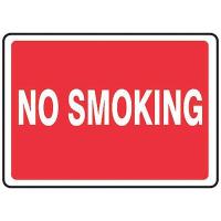 8DLF1 Danger No Smoking Sign, 7 x 10In, AL, ENG
