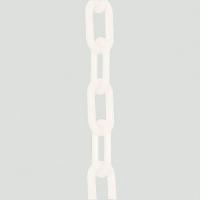 8DLR9 Plastic Chain, White, 3 in x 300 ft