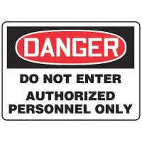 9JDN9 Danger Sign, 7 x 10In, R and BK/WHT, AL, ENG