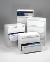 8VX06 File Cabinet, 42 In, 5 Drawer, Grey