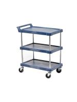 3JKV1 Wastebasket, Black, Polyethylene