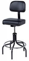 8DTH2 Swivel Stool, 2300, Vinyl, Black