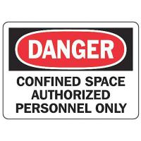 9APZ7 Danger Sign, 7 x 10In, R and BK/WHT, ENG