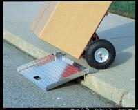 8GJR0 Curb Ramp, Aluminum, 26 In. W, 18 In. L