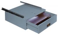 8DYW9 Low Profile Drawer, Blue, 5 x 14-1/8 In.