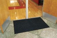 8DZK9 Entrance Mat, Charcoal, 2 x 3 ft.