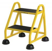 8DZL8 Step Stand, Yellow, 23-1/4&quot; H