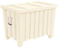 8EA21 Container, 14Cu-Ft., 500lbs., White