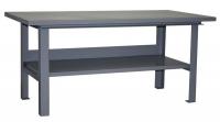 8EC48 Worktable, Gray, 34x60x36In, Steel