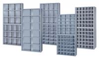 8XAN9 Pre-Assembled Bin Unit, 24 Shelves, 18 In.