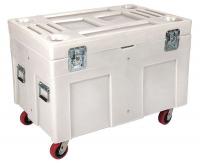 8EFY6 Poly Site Box, White, 15 cu. ft., 45 In.