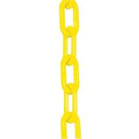 8EGU4 Plastic Chain, Yellow, 3/4 in x 50 ft
