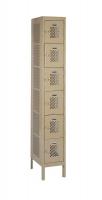 8E821 Ventilated Locker, Assembled, Tan
