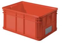 8EM51 Stackable Trans Container, 12x26x19, Red